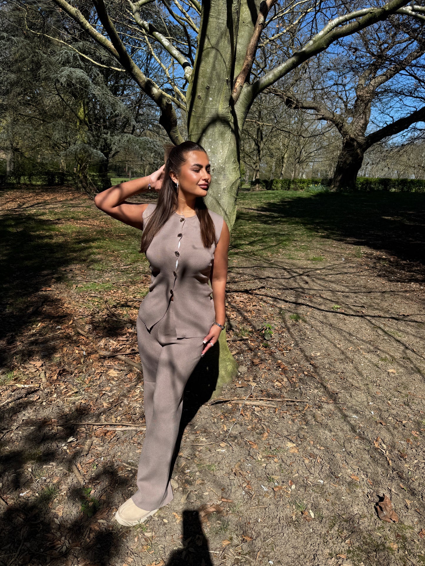 "CHÉRI" Set Brown