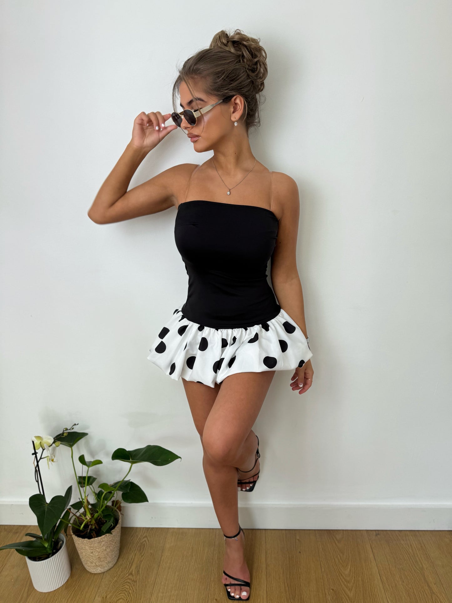 "POLKA" Dress - Black