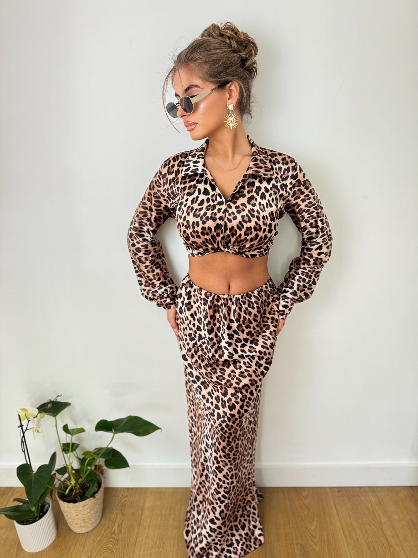 "JASMIN" Leopard Print Co-ord
