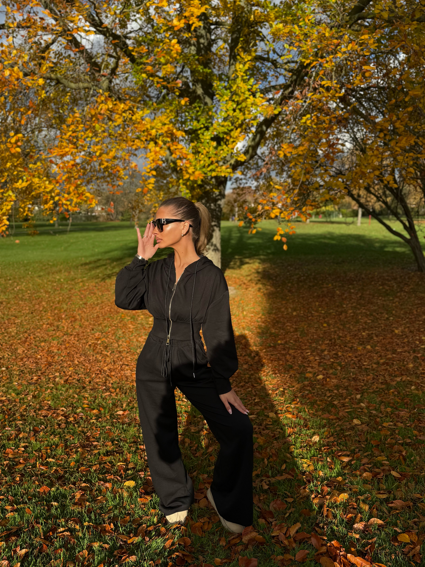 "REBECCAH" Tracksuit Black