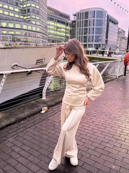 “KIM” Fitted Co-Ord Cream